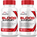 (2 Pack) Hemagenix Capsules, Hemagenix Advanced Blood Support Formula, All Natural Supplement to Maintain Healthy Levels, Extra Strength Pills for General Wellness, Official Reviews (120 Capsules)