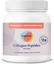 FullWell New Hydrolyzed Collagen Peptides, Breastfeeding &amp; Pregnancy Safe Grass-Fed Collagen Powder for Women, 15g Unflavored Collagen, 30 Servings