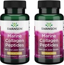 Collagen de pescado hidrolizado Swanson Tipo I 400 Milligrams 60 cápsulas (2 Pack)