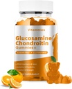 Glucosamine Chondroitin Gummies with MSM & Elderberry Extra Strength - Joint Support, Antioxidant Immune Support Supplement for Adults, Men &amp; Women Minerals, coenzyme Q10, DHA - 60 Orange Gummies