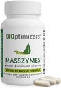 BIOptimizers MassZymes - Suplemento completo de Enzymes Digestivos para Gut Health - Bloating Relief for Men and Women - Lipase Amylase Bromelain Digestive Enzymes (30 Capsules)