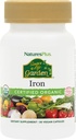 NaturesPlus Fuente de Life Garden Certified Organic Family Iron 18 mg Cap - 30 Vegan Capsules - Suplemento de Hierro Basado en Planta - Apoyo Sangre Saludable - Vegetariano, Libre de gluten - 30 Servimientos