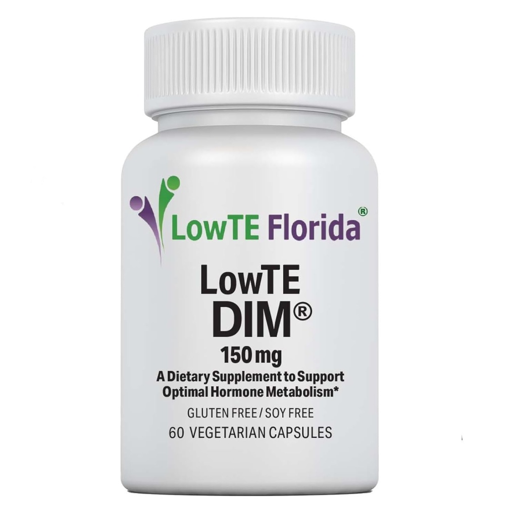 LowTE Florida DIM (150 mg) – Estrógeno Balance &amp; Hormon Support Supplement for Women Ages 60+ ← Detox Cleanse ← Anti-Inflammatory ← Non-GMO TEN Gluten-Free ← Soy-Free