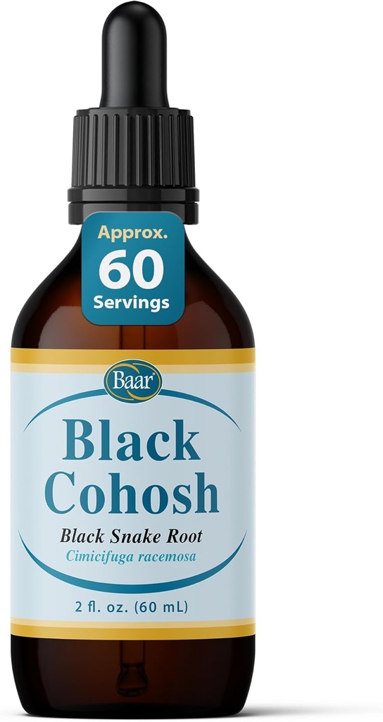 Baar Black Cohosh (Snakeroot) Fluid Extract, 2 Ounces