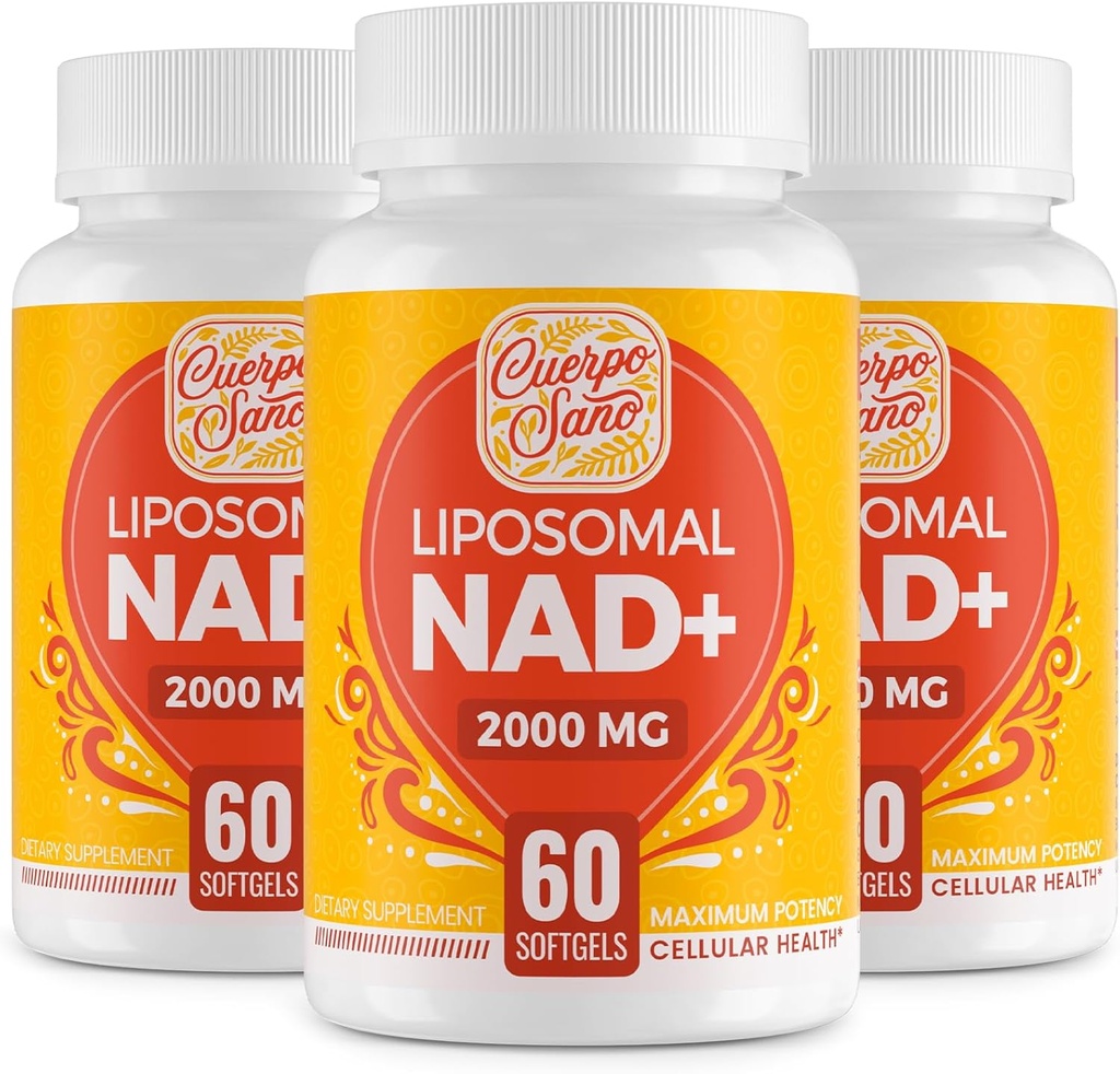 2000 MG NAD Supplement, Liposomal NAD+ with High Absorption, More Efficient Than Nicotinamide Riboside, Pure &amp; Plus Boosting Supplement, Aging Defense, Metabolism & Cellular, 180 softgels