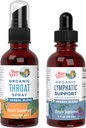 MaryRuth Organics Throat Spray (Unflavored) & Lymphatic Cleanse Drops  USDA Organic, Clean Label Project Verified® ← Vitaminas para Throat Relief, Inmunity ' Global Health ← Vegan, Gluten Free, Non-G