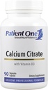 Citrato de calcio y vitamina D3 tención suplemento para apoyar el hueso y la salud cardíaca* ← Absorción reforzada