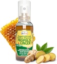 Propolis Propolis Throat Spray – Soothing Honey & Ginger Propolis - Natural Immune Support & Sore Throat Relief, Antioxidants, Rich in Flavonoids & Artepillin C, No Sugar, Gluten-Free - 1-Pack, 30ml