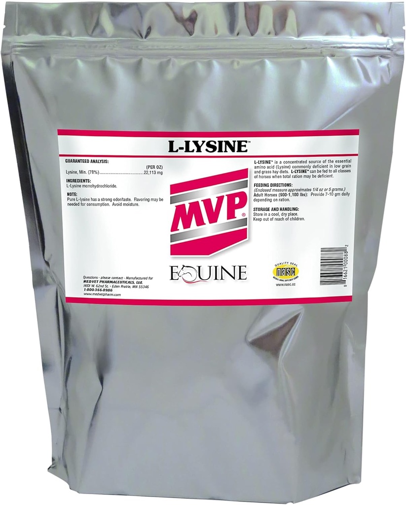 MVP L-Lysine (10lb) para Equine Muscle/Immune Support