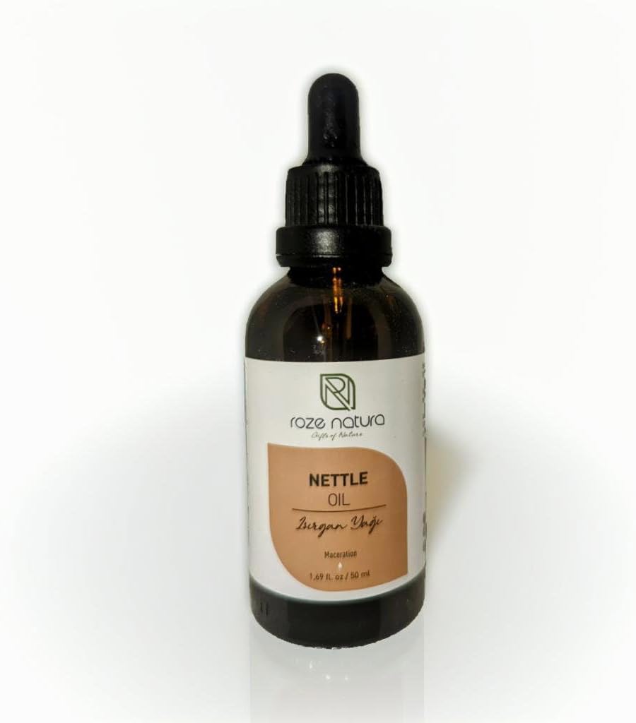 Extracto de aceite infundido de hoja de nettle (Aceite certificado), 1,69 fl oz (50ml), 100% natural &amp; puro, no GMO