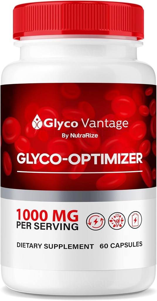 Glyco Vantage Capsules - Premium GlycoVantage Glyco Optimizer, soporta estilo de vida saludable, todos los píldoras naturales para niveles saludables y estables, revisión oficial de la Vantage Glyco (60 cápsulas)
