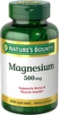 Magnesio de recompensa de la naturaleza, Tabletas, 500 mg- 200 Ct..