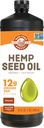 Manitoba Harvest Hemp Seed Oil, Cold Pressed, Premium Quality, 12g of Omegas 3 &amp; 6 Por Serving, Hydrate & Nourish Skin - Non GMO, Vegan, Gluten Free, Great for cooking, ensalada dressings, 32 Fl Oz