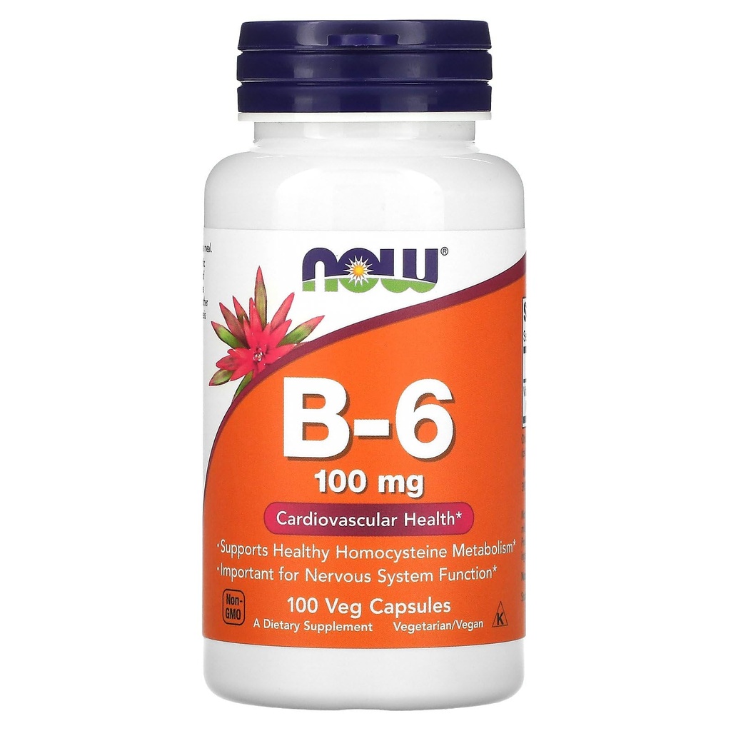 Ahora Alimentos B-6 100 mg 100 cápsulas