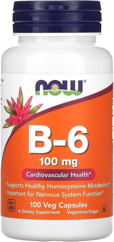 Ahora Alimentos B-6 100 mg 100 cápsulas