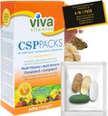 CSP Packs Extra Strength - Multivitamínico y Suplementos Minerales Completos E &amp; C, Suplementos de Vitamina Inmunitaria para Mujeres Menand, Fórmula de Bienestar Completa para Soporte Inmunitario, 30 Packs