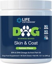 Life Extension Dog Skin &amp; Coat - Suplemento de alimentos para perros para la piel sana y la carne – Omega-3 Fish Oil for Dogs, Salmon Flavor, No Artificial Colors o Sabores - 90 Soft Chews