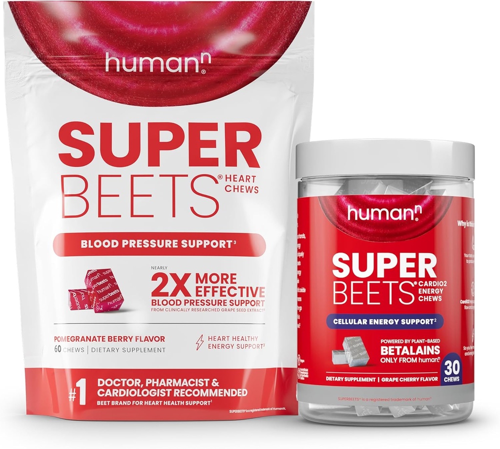 Humann SuperBeets Heart & CardiO2 Chews