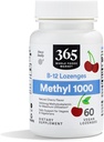 Mercado completo de alimentos, Metil B-12 1000 MCG Cherry Lozenge, 60 CT