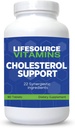 LifeSource Vitamins Cholesterol Support - 28 All Natural Synergistic Ingredients - Cholesterol & Triglyceride Lowering Support Eso puede mejorar el corazón y la salud cardiovascular90 tabletas