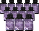 Saldo hormonal " Menopause " Alivio de Mood Swings, Hot Flashes, Night Sweats " Irritability - Isoflavones, Black Cohosh, Raspberry, Valerian, Sage, Red Clover, Lemon Balm - 60 Cuenta (12)