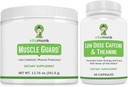 VitaMonk Muscle Guard " Low Dose Caffeine Bundle, HMB, EAAs, Vitamina D, Magnesium for Muscle Growth " Caffeine with L-Theanine, Smooth Energy Boost, Supplements for Men " Women, Muscle " Focus Support