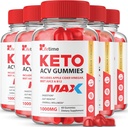 (5 Pack) Lifetime Keto Max Gummies - Fórmula Oficial, Vegan, No GMO - Lifetime Keto Plus acc Gummies, Life Time Gummies with Lifetime Gummies , Vitamina B12, Beet Root, Pomegranate (300 Gummies)