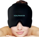 360°Migraine Headache Relief Cap, Cooling Gel hat Envoltura de cabeza para migraña, Tension, Estrés & resaca, caliente y fría terapia, Soothing Headache hat