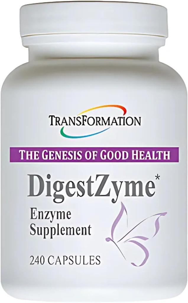 TRANSFORMACIÓN LA GENESIS DE LA BUENA SALUD Enzymes Natural DigestZyme Suplemento Fórmula para la Salud Global, Absorción Nutriente, Digestión de Apoyo Durante el Embarazo " Lactación, Digestivo Infantil