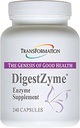 TRANSFORMACIÓN LA GENESIS DE LA BUENA SALUD Enzymes Natural DigestZyme Suplemento Fórmula para la Salud Global, Absorción Nutriente, Digestión de Apoyo Durante el Embarazo " Lactación, Digestivo Infantil