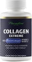 Colágeno de hierbas paradisiacas con colágeno de células, ácido hialurónico y C de la naturaleza, para el cabello saludable, la piel y las articulaciones, 60 cápsulas
