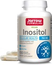 Jarrow Formulas Relax Bundle con Teanina Extra Strength 200mg 60 Capsules e Inositol 750mg 100 Capsules Liver Support