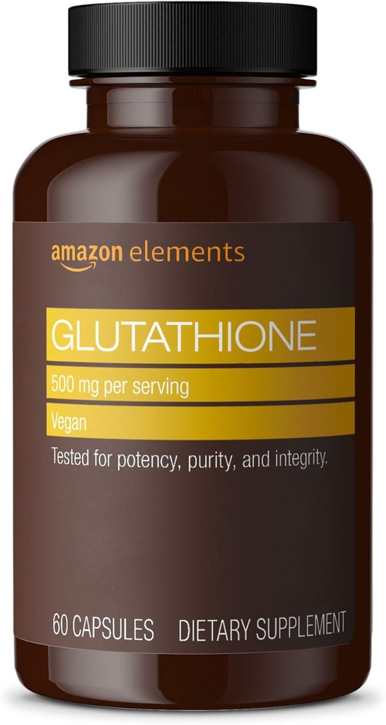 Elementos Glutathione 500mg 60 cápsulas