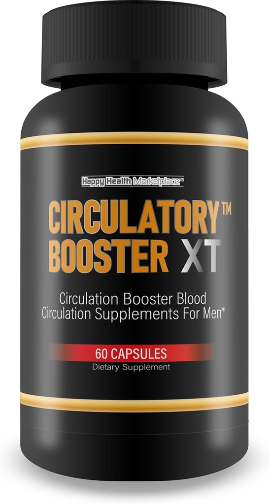 Booster circulatorio XT - Nuestros Mejores Suplementos de Circulación de Sangre de Booster para Hombres - Soporte de Flujo de Sangre Avanzado Para la Circulación del Cuerpo entero Apoyo - Mejores Círculos de Circulación de Sangre