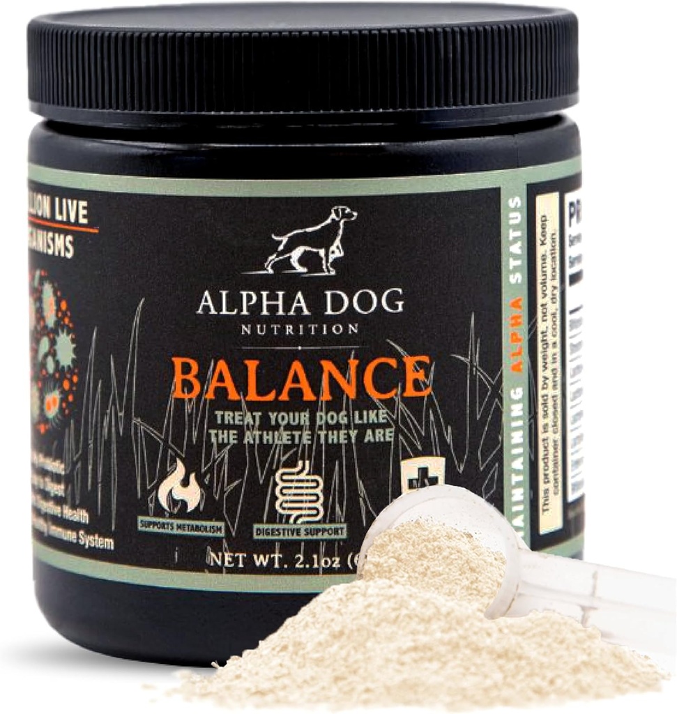 Balance Probiótico Blend para perros por Alpha Dog Nutrition