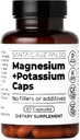 Santa Cruz Paleo Magnesium Potassium Capsules, Magnesium Glycinate y Potassium Citrate, Gluten Free, Keto, Sugar Free, Paleo, for General Health, Brain, Muscle, Bone and Energy Support, 60 cápsulas