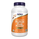 AHORA Suplementos de alimentos, Psyllium Husk Powder, Certified Organic, Non-GMO Project Verified, Soluble Fiber, 12-Ounce