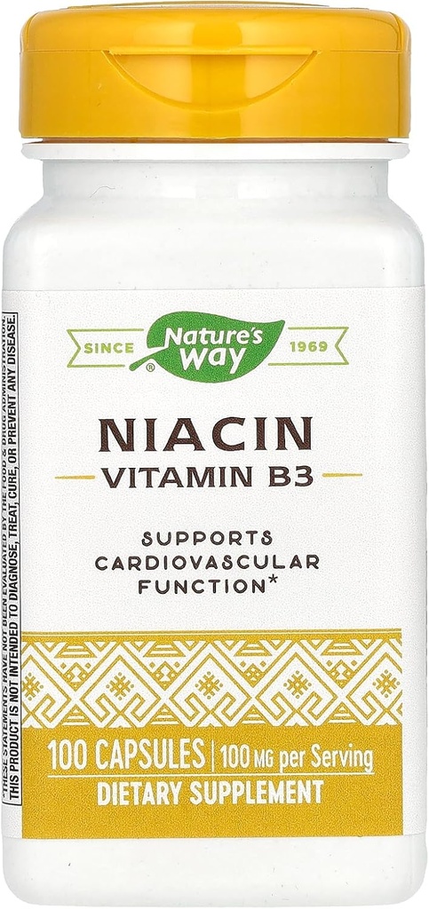 Camino de la Naturaleza Niacin 100mg, 100 Conde