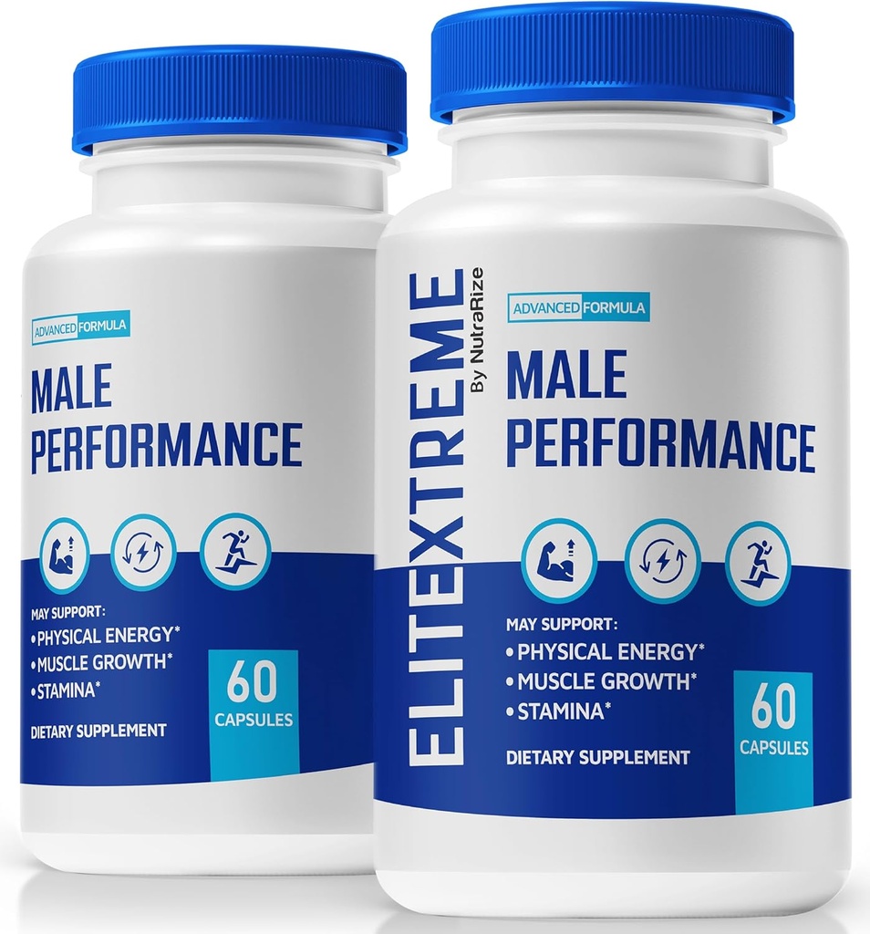 (2 Pack) EliteXtreme Male Supplement, EliteXtreme Man Pills, Todas las cápsulas dietéticas naturales para hombres, 1200 MG Multivitamínicos para salud general, Elite Xtreme Reseñas (120 cápsulas)