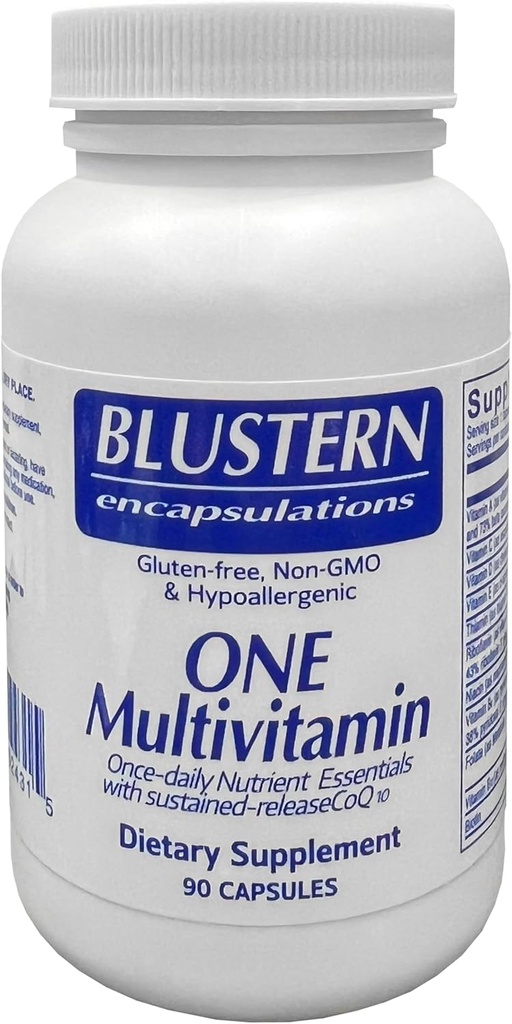Suplemento multivitamínico para Hombres Mujeres - Apoyo diario con Nutrientes Esenciales, Complejo Antioxidante, CoQ10 y Luteína para Inmunidad Mejorada, Función cerebral y Salud Ocular - 90 cápsulas