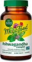 Complejo MegaFood Ashwagandha (Protección de Estrés Formal) - Suplementos Ashwagandha Astragalus Root & Holy Basil - Vegetarian, Gluten Free, Suplemento Cortisol - 60 Mini Tablets, 30 Serviciones