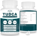 2200MG TUDCA Suplementos - Bile Salts Suplemento Complejo para Detox Liver &amp; Cleanse, Gallbladder Cleanse, Digestive Health 60 Capsules