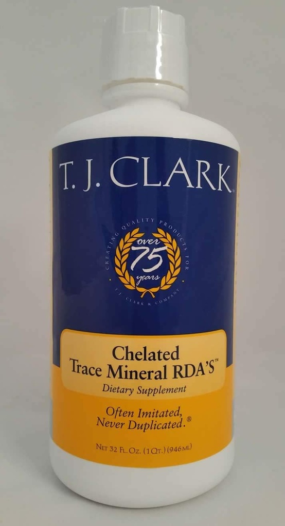 Trace Mineral Trace Chelated RDA- 32oz Liquid
