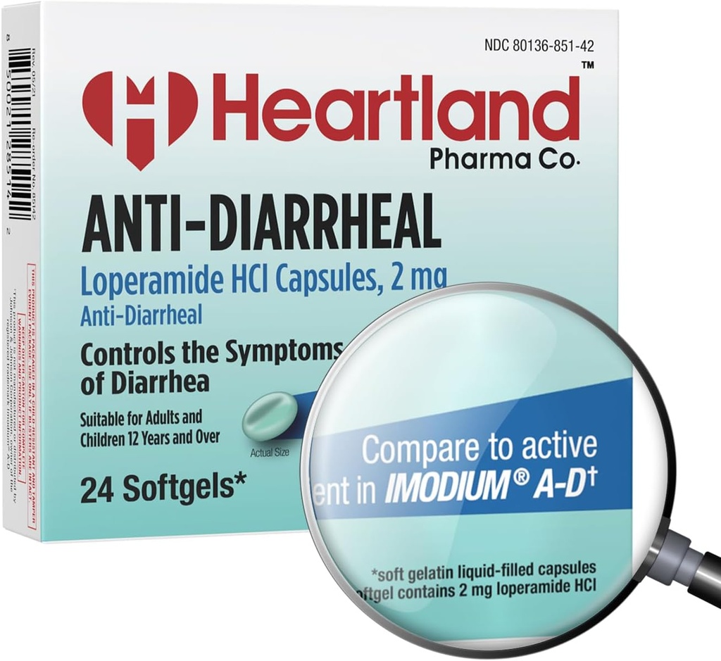 Loperamide Hydrochloride 2mg ← Medicina Anti-Diarrheal