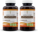 Secretos de la Triba Sarsaparilla 120 Capsules(2 pcs.), 1000 mg, Sarsaparilla (Hemidesmus indicus) Root seco (2x120 cápsulas)