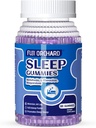 Gummies de sueño, Gummies de sueño natural para adultos con magnesio & L-Theanina, Melatonina de fuerza Gummies de sueño para adultos, 60 condes