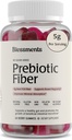 Gummies de fibra prebiótica para adultos " Niños sin azúcar adicional- 5g (60 conde) Altas Gummies de suplemento de fibra - Vegan - Keto Friendly - Suplementos de salud digestivos