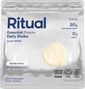 Polvo de proteína vegana ritual con BCAA: 20g Proteína orgánica de base vegetal de granjas regenerativas en EE.UU., Perfil de aminoácidos completos, libre de gluten, libre de azúcar, libre de lácteos, vainilla, 1 libras