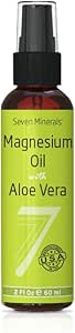 Siete Minerales Puro Óleo de Magnesio Puro - Farmacéutico (USP) Grado, más alta resistencia - Minado en EE.UU.