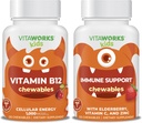 Niños Vitamina B12 Chewables + Elderberry + Zinc + C Chewables Bundle